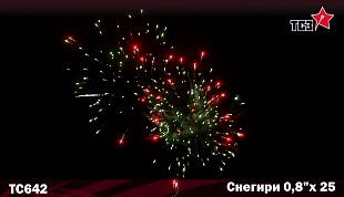 Снегири (0,8" х 25)