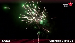 Снегири (0,8" х 25)